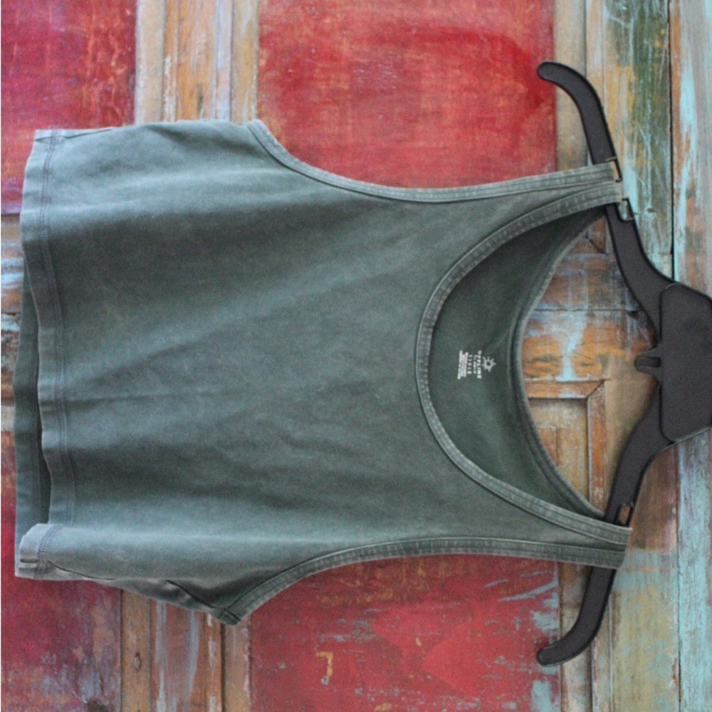 aerie cropped tank top